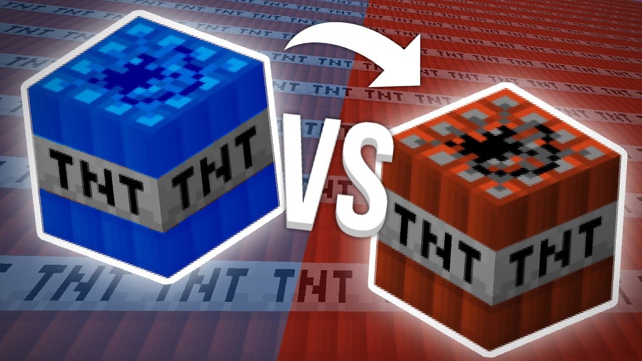 LA GUERRE DES TNT ! - BLEU VS ROUGE