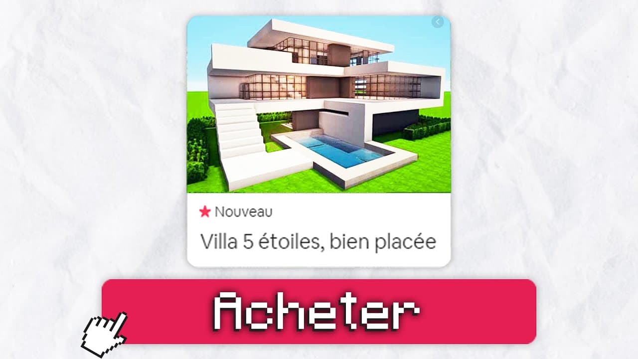 J'ai mis à LOUER une maison Minecraft sur AirBnB... (et ça a marché mdr)