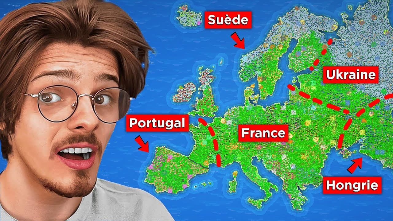 J'ai simulé une Guerre entre TOUS les Pays d’Europe…