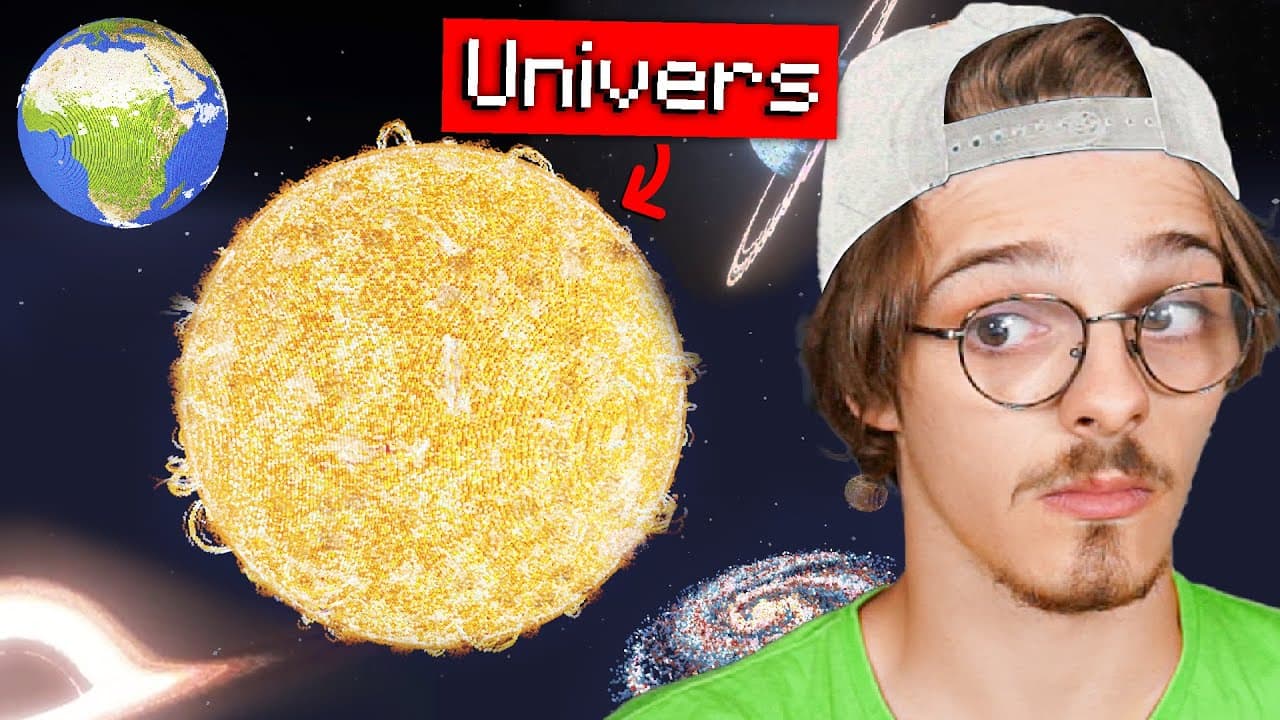 Ce joueur à reconstruit tout l'univers dans Minecraft...