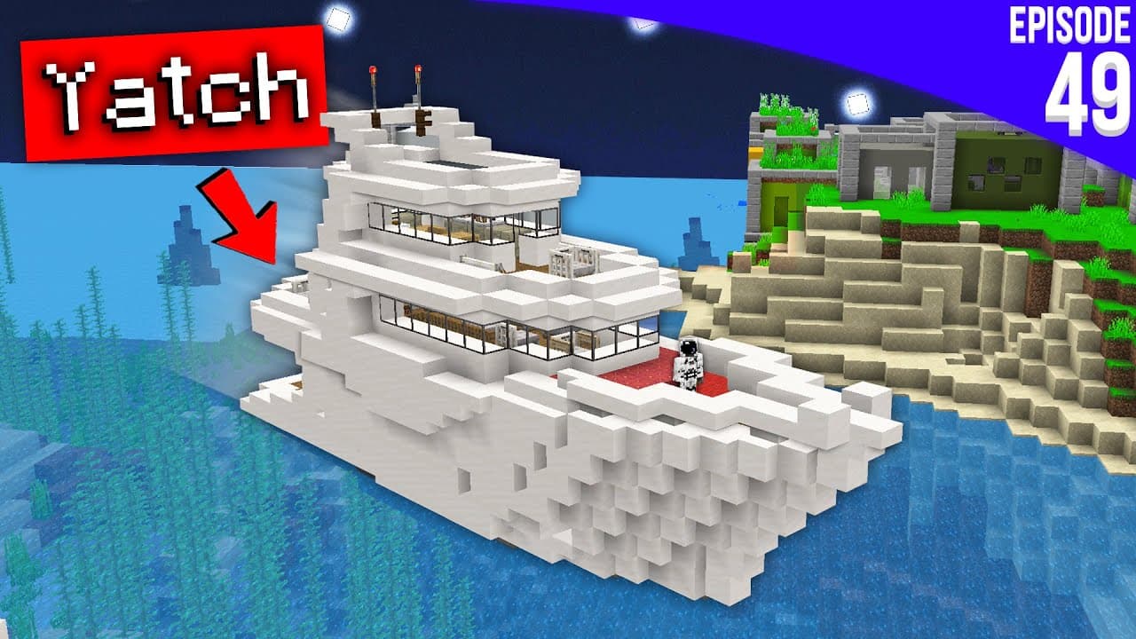 J'ai construit un Yacht de luxe 100% fonctionnel ! - Episode 49 | Minecraft Moddé S6