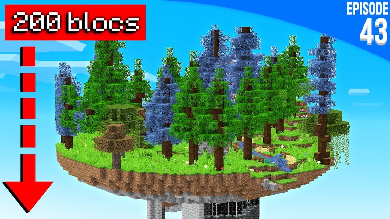J'ai construit ce Jardin Suspendu à 200 blocs du sol... - Episode 43 | Minecraft Moddé S6
