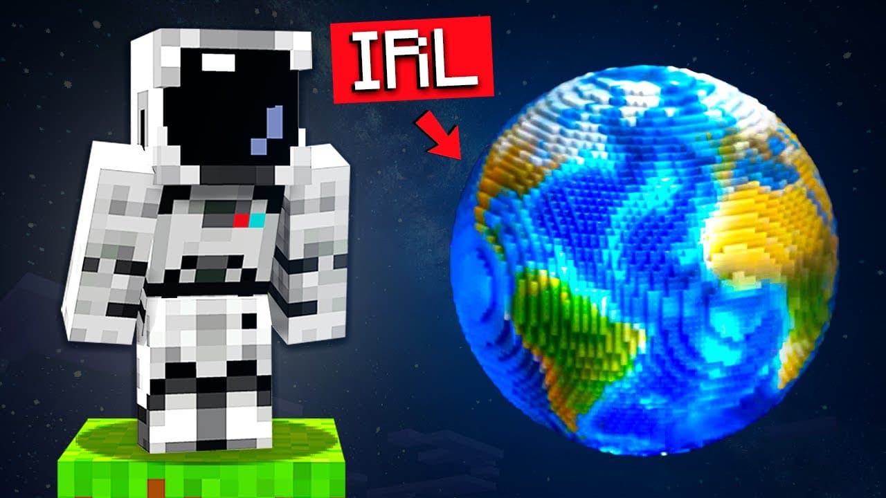 Ces joueurs ont reconstruit la Terre Entière dans Minecraft... (même ta maison)