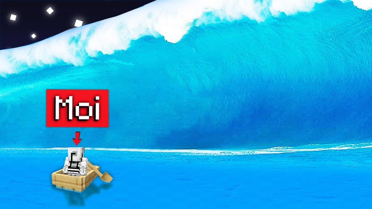 J'ai ajouté un Tsunami réaliste à Minecraft...
