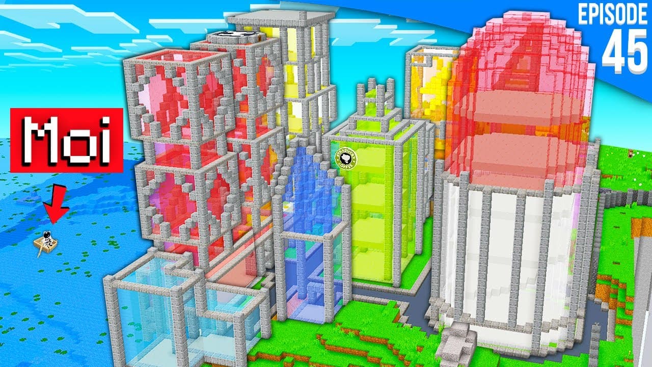 J’ai construit 24 tours en 24h pour devenir riche... - Episode 45 | Minecraft Moddé S6