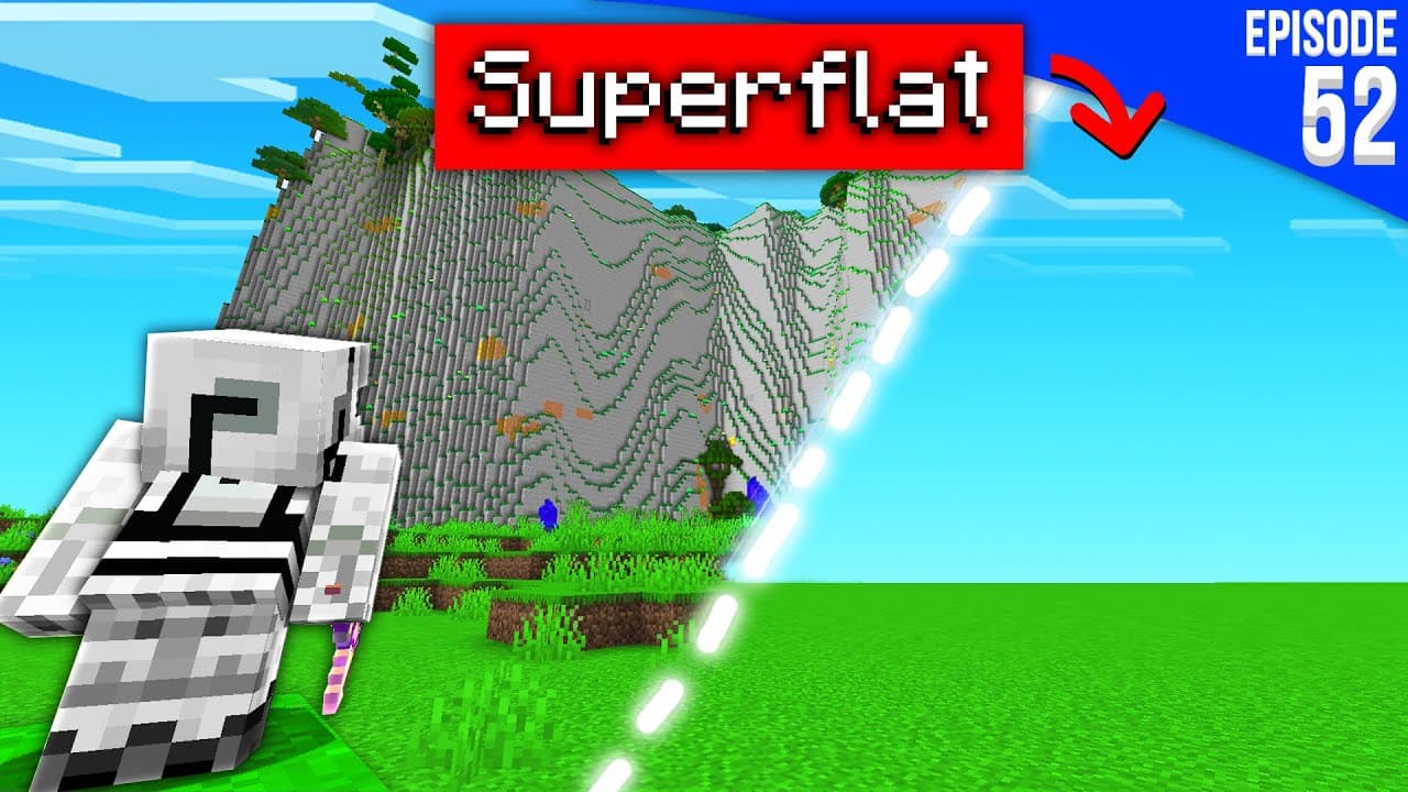 J'ai crée une map Superflat à la main... - Episode 52 | Minecraft Moddé S6