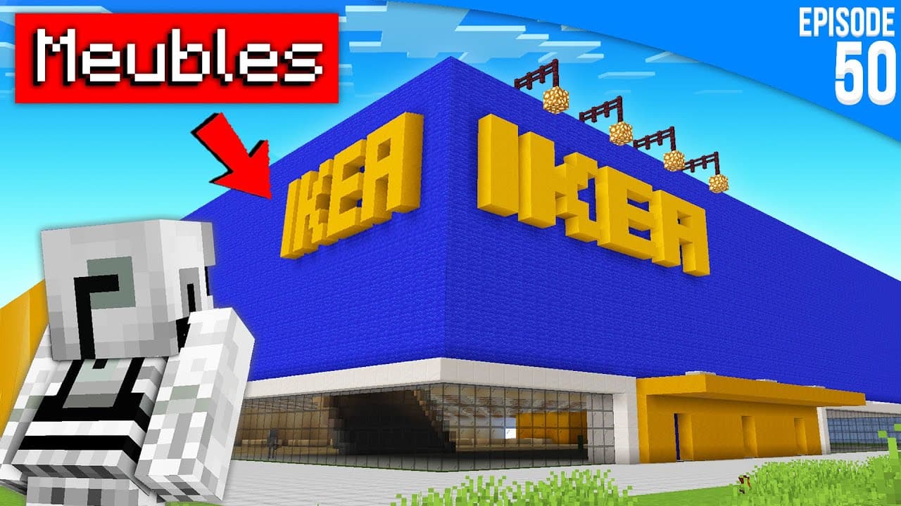 J'ai construit un vrai IKEA pour vendre des faux meubles... - Episode 50 | Minecraft Moddé S6