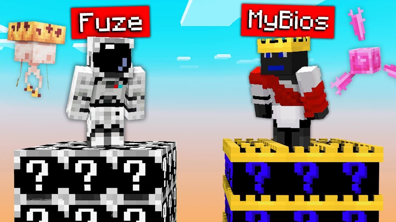 J’ai fais un duel de Lucky Blocks honteux…