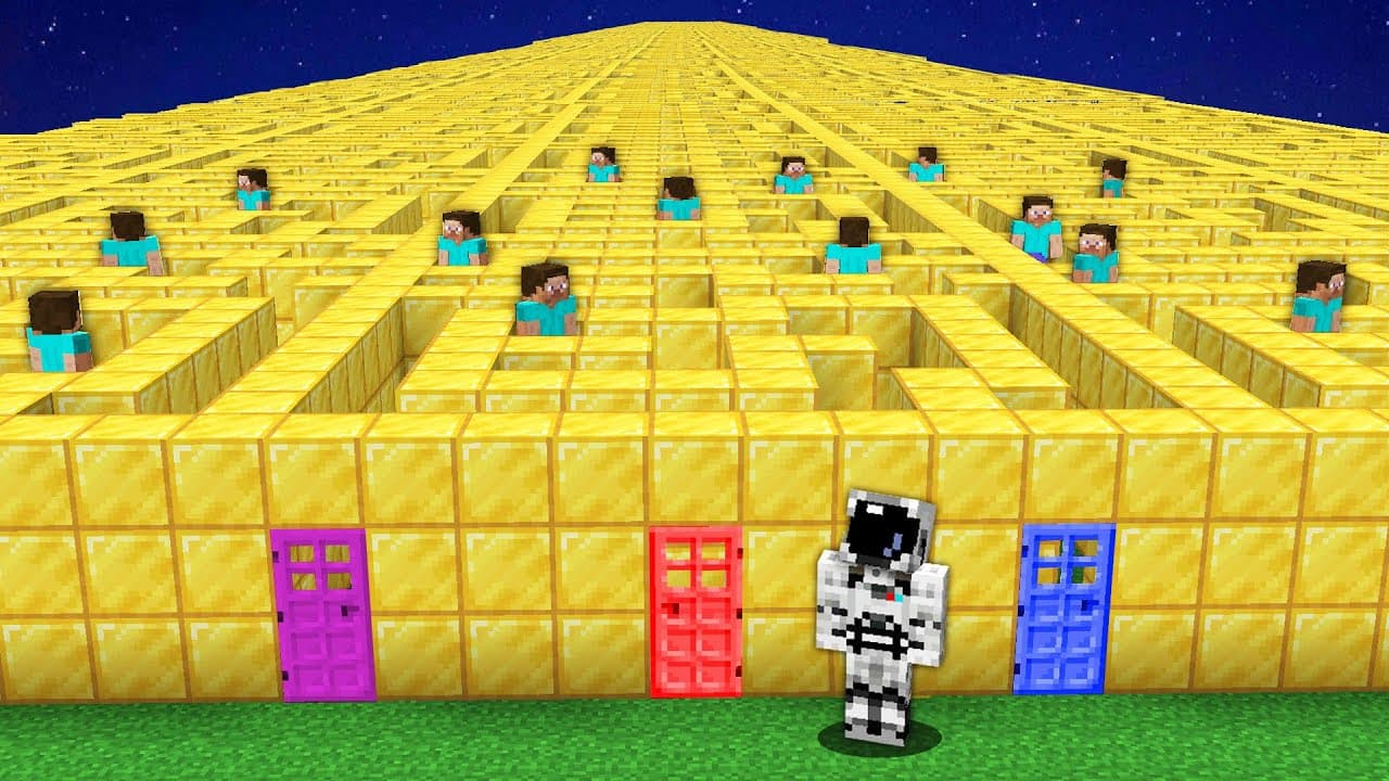 J'ai téléporté tout mon serveur dans un Labyrinthe Impossible...