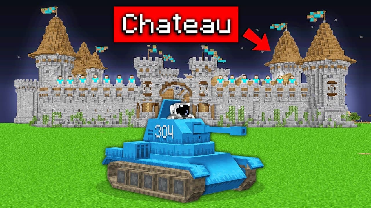 100 joueurs doivent m'empêcher d'entrer dans ce château...